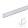 Profil Aluminium Pour Bande LED Étagères Verre 6Mm x 1M