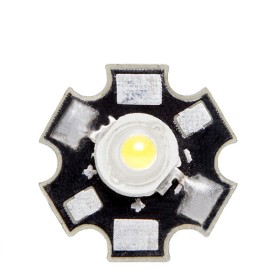 LED Haute Puissance 3W 220Lm 45X45 Dissipateur de Chaleur 50.000H