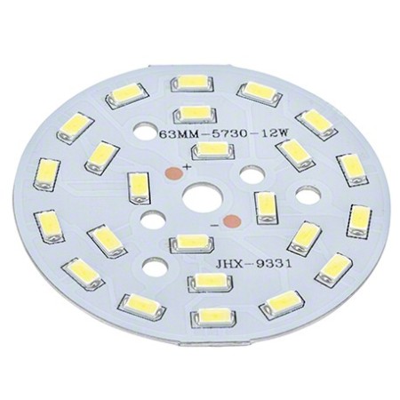 Module 12W 1.200Lm 6000ºK 24 LEDs  Ø65Mm 50.000H [CH-PCBA12W-CW]