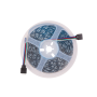 Bande de 300 LED 72W 4 200Lm SMD 5050 24VDC IP65 40 000H [PL-219012-24-IP65-RGB]-RGB