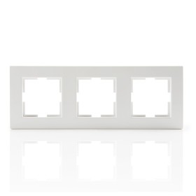 Cadre 3 Éléments Panasonic Karre Horizontal/Verticale Techonpolymère Blanc