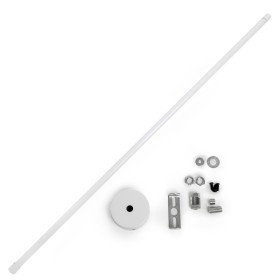 Poteau Extensible de Suspension Rail Spots LED 75 ► 150Cm - Blanc