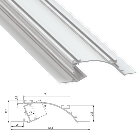 Profil Aluminium  Môle 2,02M LL-10-0514-20