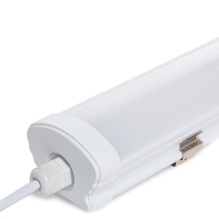 Équipement LED étanche 75W 7 650Lm 6000ºK 150Cm IP65 50 000H [HO-WP-75W-1500-CW]