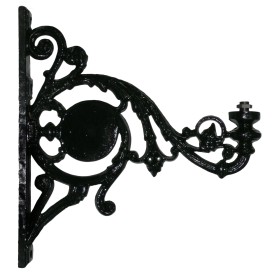 Bras de mur Fernandion 650MM Forgé Aluminium Peint Noir