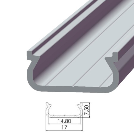 Profil Aluminium Type ECO P01 2,02M