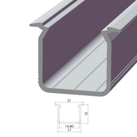 Profil Aluminium Type ECO P05 2,02M