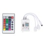Controlateur WIFI Double Bande de LED RVB Comptable Alex/Google Home Avec Télécommande [TB-WFXB-IR24]