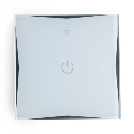 Commutateur Intelligente Tactile Verre 1 Via 600W Compatible Google Home/Alexa [HIT-KS-601-1]