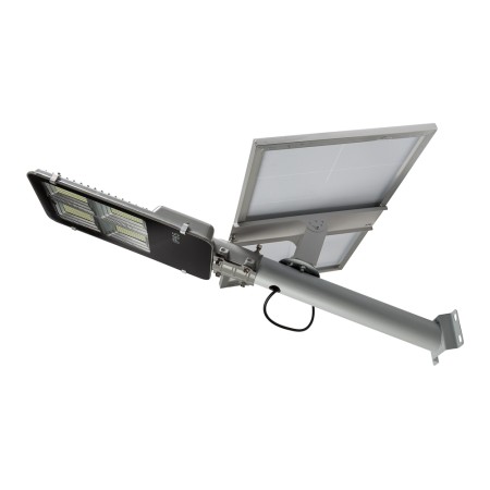 Lampadaire LED 150W 7 500Lm 6000ºK IP65 Capteur Solaire 40 000H  [HO-AS-SLABS150W-CW]