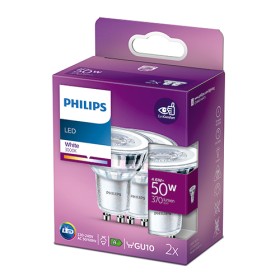 Pack 2 Ampoules LED Philips GU10 36D 4.6W 355Lm Blanc neutre 4000K [PH-929001218218]
