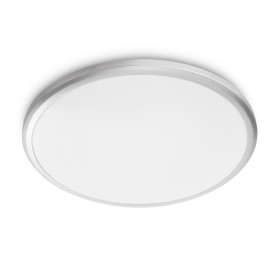 Plafonnier LED Philips "Spray" Rond 12W 1200Lm Argent 2700K IP44 [PH-929002514601]