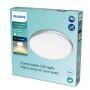 Plafonnier LED Philips "Spray" Rond 12W 1200Lm Argent 2700K IP44 [PH-929002514601]