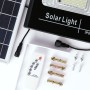 Projecteur solaire LED 45 W 6 500 K Panneau : 6 V/6 W Batterie : 3,2 V/3 000 mAh Télécommande [HO-SOLARFL-45W-01]