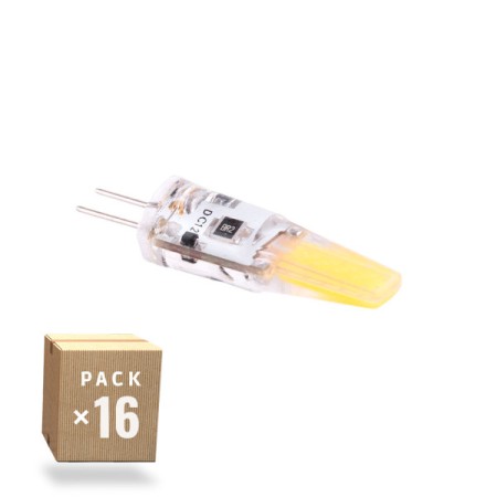 Pack de 16 Ampoules LED G4 3W 270Lm 6000ºK 12V Ac/Dc 40 000H [CA-G4-3W-12-CW-PK16-AP]