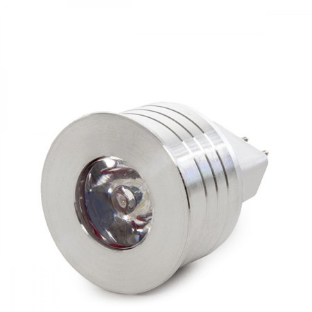 Ampoule LED GU5,3 1W 90Lm 6000ºK 12V 40.000H [PL-187201-MR16-30-CW]