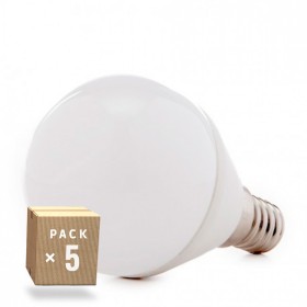 Pack de 5 Ampoules LED E14 5W 410Lm 40 000H