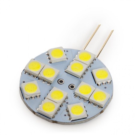 Ampoule LED G4 2.4W 180Lm 6000ºK 40.000H [KD-G4-12-2,4W-5050SMD-CW]