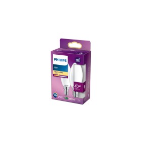 Pack 2 Ampoules LED Philips E14 B35  4.3W 470Lm 2700K [PH-929001345367]