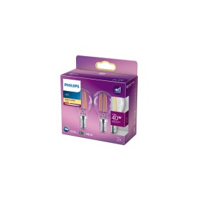 Pack 2 Ampoules LED Philips E14 P45  4.3W 470Lm 2700K [PH-929001890467]