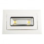 Spot Downlight LED 20W 1 800Lm 6000ºK Rectangulaire Inclinable 40 000H [HO-DRECTBAS-20W-CW]