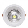 Spot LED Circulaire Downlight 18W 1 800Lm 6000ºK Anti-éblouissant UGR19 40 000H [HO-DL-AD-COB-18W-CW]