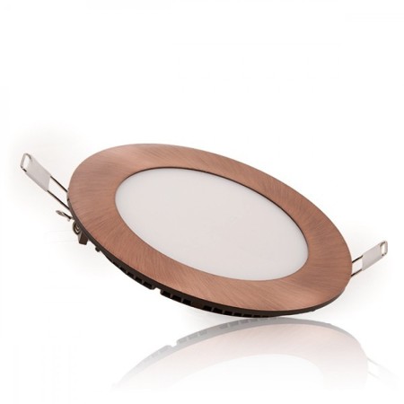 Plaque LED 6W 449Lm Circulaire Bronze 50 000H