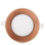 Plaque LED 6W 449Lm Circulaire Bronze 50 000H