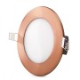 Plaque LED 6W 449Lm 3000ºK Circulaire Bronze 50 000H [GL-CL-R6N-B-WW]