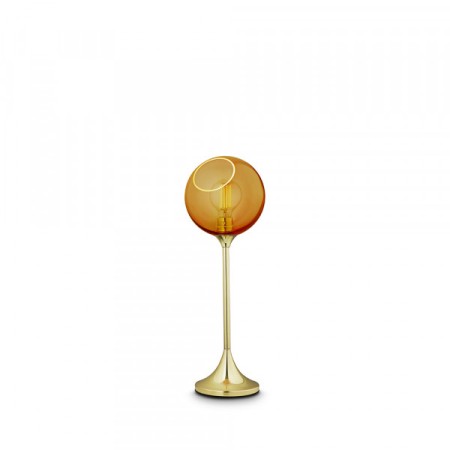 Lampe De Table "Ballroom Amber" E27 Sans Ampoule