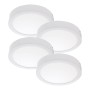 Pack de 4 Plafonniers LED 20W 1 800Lm Surface 40 000H