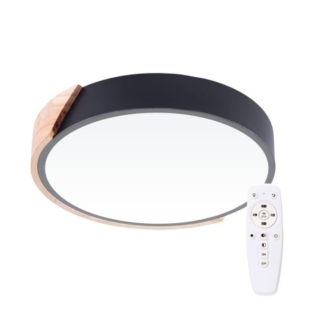 Plafonnier LED 18W 1 800Lm Circulaire Bicolore "Addilyn" CCT - Température de Couleur Réglable 40 000H