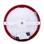 Plafonnier LED 18W 1357Lm 3000ºK Circulaire Rouge 40 000H [HO-JM18WR-R-WW]