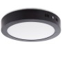 Plafonnier LED 18W 1450Lm 4200ºK Circulaire Noir 40 000H [HO-JM18WR-BW]