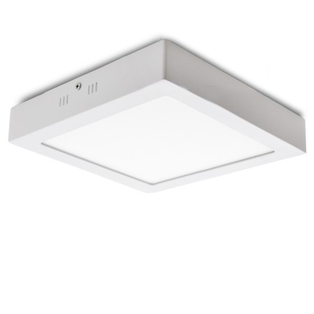 Plafonnier LED 12W 800Lm 4200ºK Carré 40 000H [GR-MZMD02-12W-W]