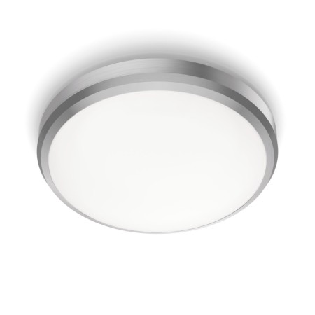 Plafonnier LED Philips "Doris" Rond 6W 640Lm Plaqué Nickel 4000K IP44 [PH-929002367601]