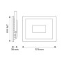 Projecteur LED 200W 24000Lm IP66 Intensité variable 60 000H