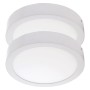 Pack de 2 plafonniers LED 24W 1900Lm Surface 40 000H