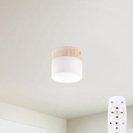 Plafonnier LED 9W 852Lm CCT réglable sur 3 températures différentes de 3000-6500ºK Avec Télécommande 10 000H