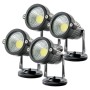 Pack de 4 Spots de Jardin LED 5W 450Lm 6000ºK 40 000H [SL-SL-C12-5W-CW-PK4-AP]