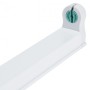 Luminaire Aluminium Eco 1 X Tube LED T8 120Cm Connexion à Une Extrémité