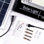 Projecteur solaire LED 100 W 6 500 K Panneau  6 V 12 W Batterie  V 8 000 mAh Télécommande [HO-SOLARFL-100W-01]