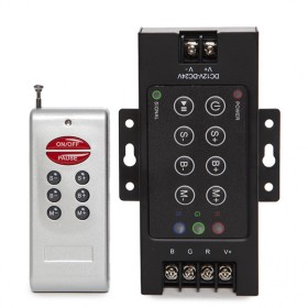 Controlateur RVB Rf 24VDC ► 576W Télécommande