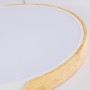 Plafonnier LED rond en bois 45W CCT ø508x50mm