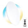 Plafonnier LED rond BASIC CCT en saillie - 18W - IP20