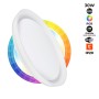 Plafonnier LED rond en saillie SMART RGBW et CCT avec connexion WIFI - 30W - IP20