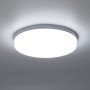 Plafonnier LED rond étanche blanc 24W CCT - 2400lm - IP65