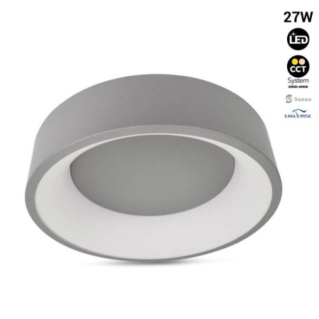 Plafonnier LED "ONCAMO 2" - CCT réglable sur 2 températures différentes de 3000-4000ºK - 27W