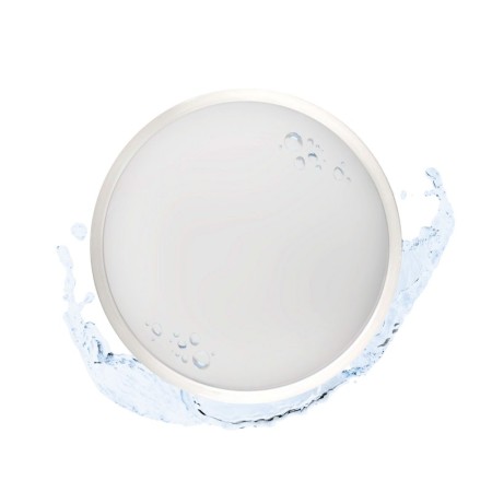 Plafonnier LED étanche avec capteur - CCT réglable sur 3 températures différentes de 3000-6500ºK - Ø30cm 12W-16W IP65