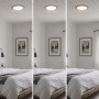 Plafonnier LED rond CCT réglable sur 3 températures différentes de 3000-6000ºK en saillie 30W - Ø43cm - 2000lm - IP20